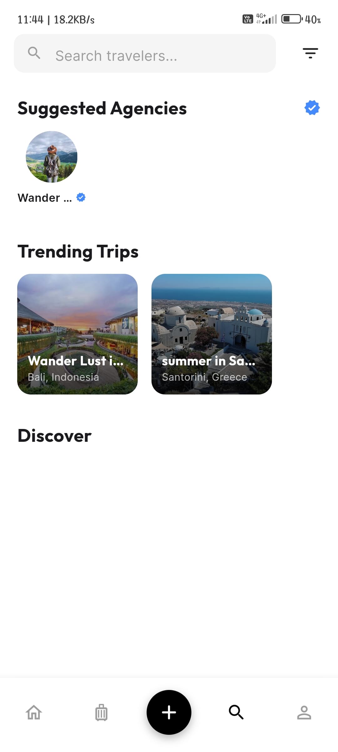WanderWith travel agency dashboard and trip packages