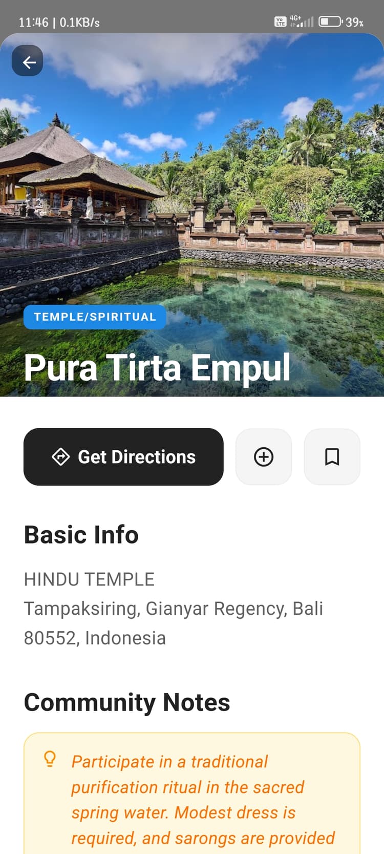 Explore Place Details